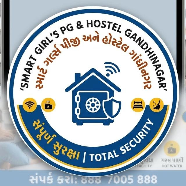 Smart Girl's PG & Hostel Logo