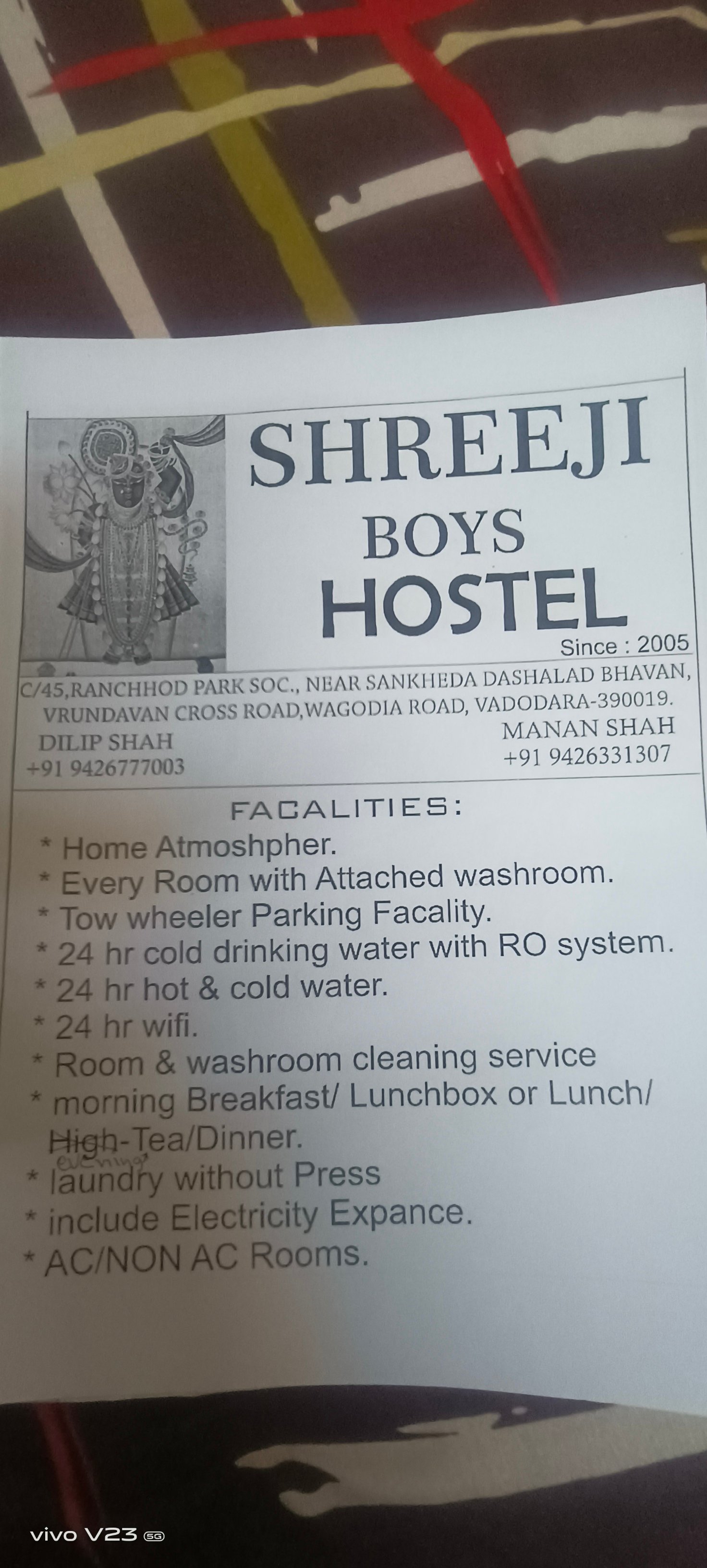 Shreeji PG – PG in Waghodia Road, Vadodara