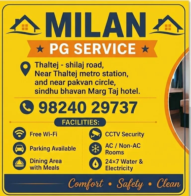 Milan PG Service - Sindhu Bhavan Road thumbnail 2
